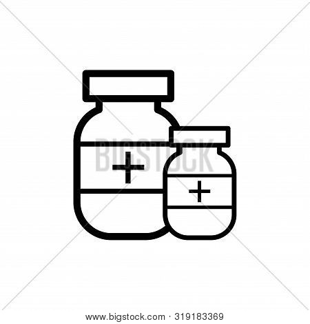 Capsule Bottle Icon Design Trendy