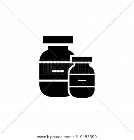 Capsule Bottle Icon Design Trendy