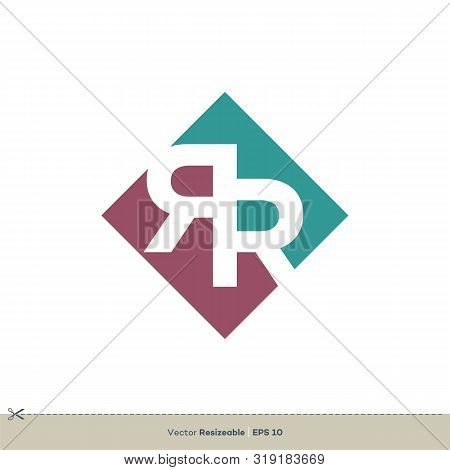 R R Letter Logo Template Illustration Design