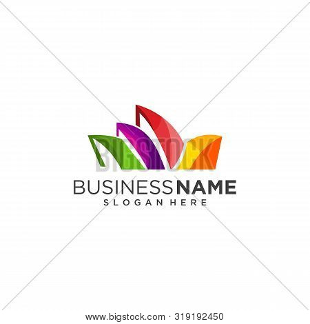 Modern Abstract Building Tower Logo Vector Template