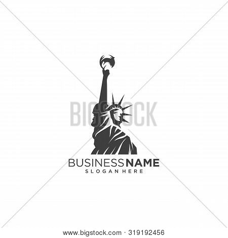 Modern Abstract Building Sculpture Logo Vector Template