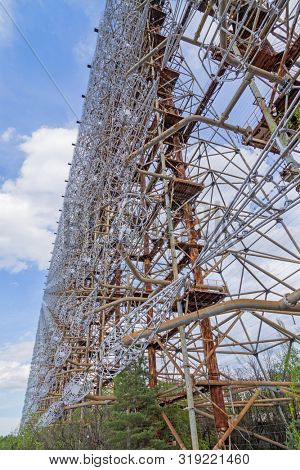 Former military Duga radar system in Chernobyl Exclusion Zone, Ukraine