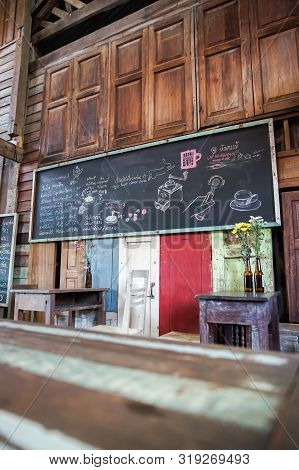 Bangkok, Thailand - June 8, 2019: Scenery Of Hua Takhe Old Market In Lad Krabang District, Bangkok, 