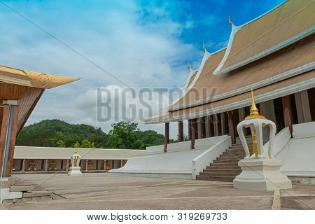Beautiful Thai Temple Wat Dhammayan, The Temple In Phetchabun Province, Thailand.