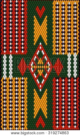 The Traditional Ornament Of The Inhabitants Of The East, The Arab World, In Which Rich Colors Attrac