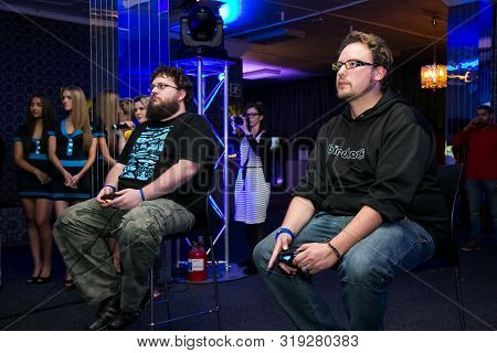 Gamers At Play Station Ps4 Launch Event