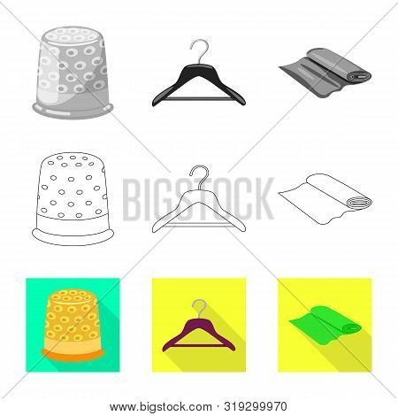 Vector Design Of Craft And Handcraft Sign. Set Of Craft And Industry Vector Icon For Stock.