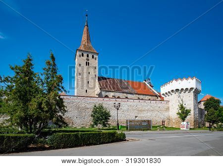 Scenic View Of Aiud Citadel, Aiud, Alba County, Transylvania, Romania