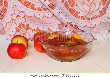 Delicious, The Brown Jam From The Apples.