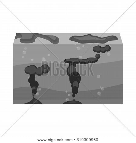 Vector Illustration Of Water And Station Symbol. Set Of Water And Purification Vector Icon For Stock