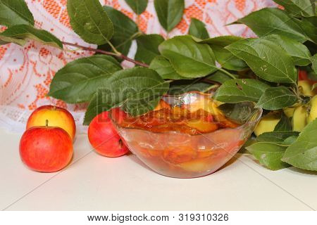 Delicious, The Brown Jam From The Apples.