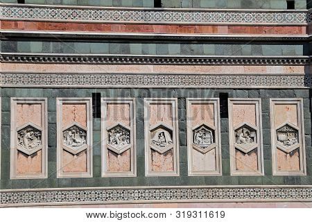Florence, Italy - August 28, 2018: Florence Cathedral (il Duomo Di Firenze) On August 28, 2018 In Fl