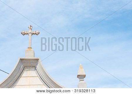 Canteras, Spain - 2 April 2019 Tombs Typical Of The Murcia Region In The Old Cemetery,religion