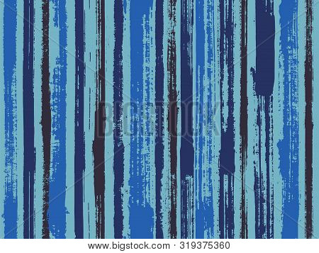 Watercolor Strips Seamless Vector Background. Decorative Bright Plaid Ornament Swatch. Parellel Goua