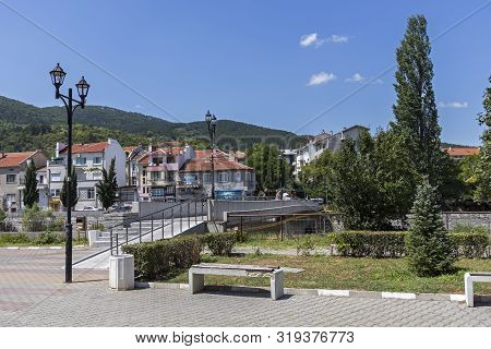 Asenovgrad, Bulgaria - August 5, 2019: Center Of Town Of Asenovgrad,  Plovdiv Region, Bulgaria