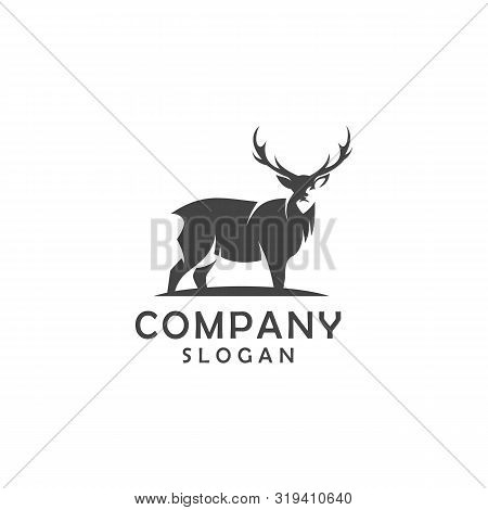 Deer Hunting Classic Silhouette Vector Logo Collection