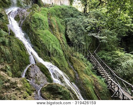 Waterfall Skakavac In A Park Forest Jankovac Or Slap Skakavac U Park Sumi Jankovac - Papuk Nature Pa