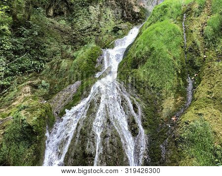 Waterfall Skakavac In A Park Forest Jankovac Or Slap Skakavac U Park Sumi Jankovac - Papuk Nature Pa