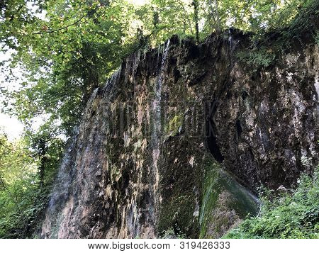 Waterfall Skakavac In A Park Forest Jankovac Or Slap Skakavac U Park Sumi Jankovac - Papuk Nature Pa