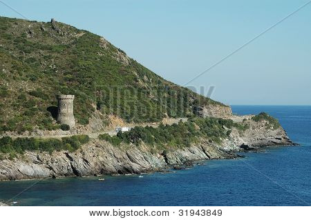 Genoese tower, Corsica