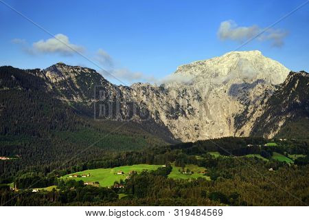 Alpine landscape in South Bavaria, Germnay, Europe