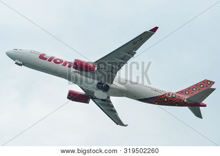 Passenger Airplane At Phuket Airport