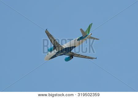 Airplane Taking-off From Tan Son Nhat Airport