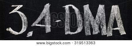 Panoramic Shot Of Black Chalk Board With Lettering 3.4-dma