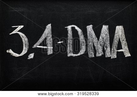 Top View Of Black Chalk Board With Lettering 3.4-dma