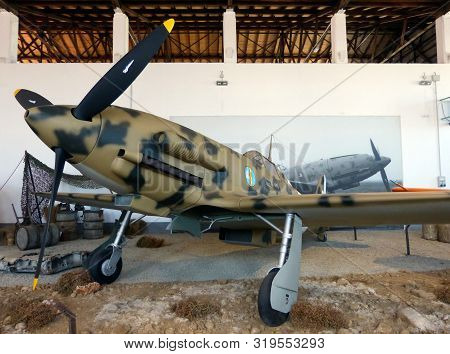 Somma Lombardo / Italy - August 12, 2017: Volandia Museum Park Near Malpensa Airport. Volandia Is Th