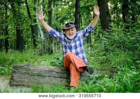 Magician In Forest. Herbal Remedies. Freak Healer. Supernatural Or Superstitious. Person Purported M