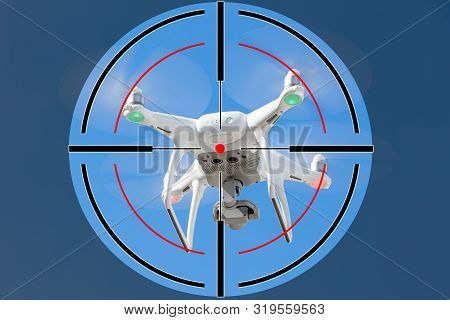 Close-up Of Shooting Range Target On Drone