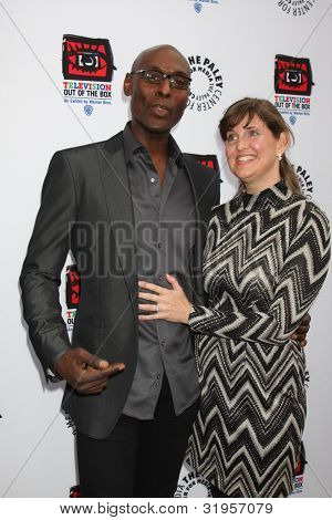 LOS ANGELES - APR 12: Lance Reddick arriva alla Warner Brothers 