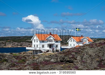 View To The Island Dyroen In Sweden.