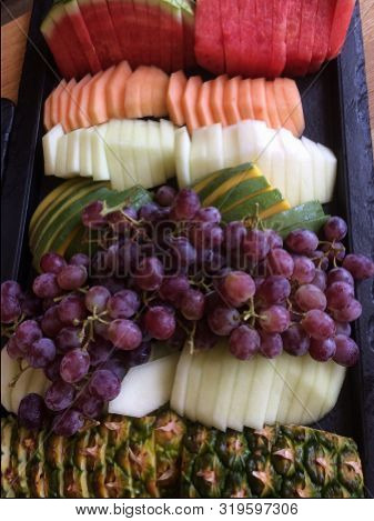 Healthy Different  Fruit Plater For Tasty Dessert