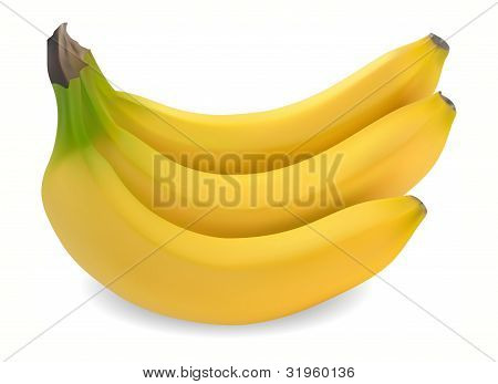 Bananas maduras
