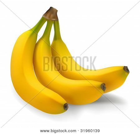 Bananas maduras