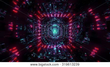 Abstract Reflection Background With Green Tringle Wireframe Design 3d Rendering Wallpaper