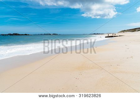 Beach In The Coast Of Kerlouan, Brittany