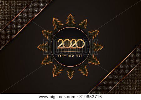 Happy New Year 2020 Vector Photo Free Trial Bigstock