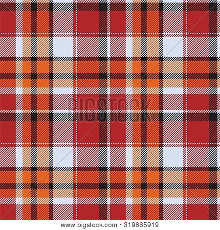 Tartan Scotland Seamless Plaid Pattern Vector. Retro Background Fabric. Vintage Check Color Square G