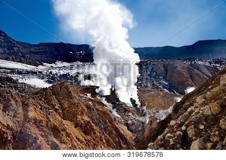 Russia. The Kamchatka Peninsula. Volcano 