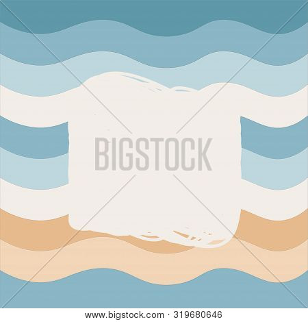 Set Of Abstract Waves. Hand Drawn Vector Illustration