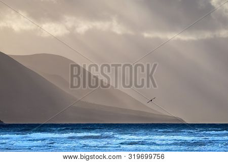 Freezing Day At Rossbeigh Beach County Kerry