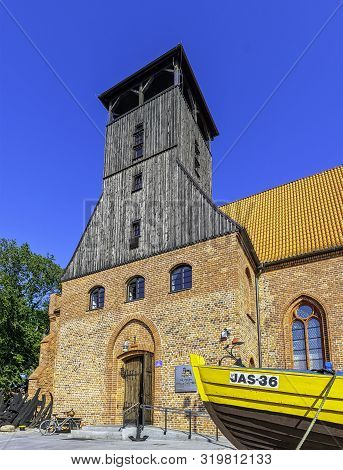 Hel, Pomerania, Poland - August 27: Vintage Architecture Of Hel On August 27, 2019 In Hel, Pomerania