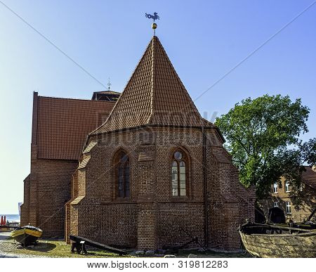 Hel, Pomerania, Poland - August 27: Vintage Architecture Of Hel On August 27, 2019 In Hel, Pomerania