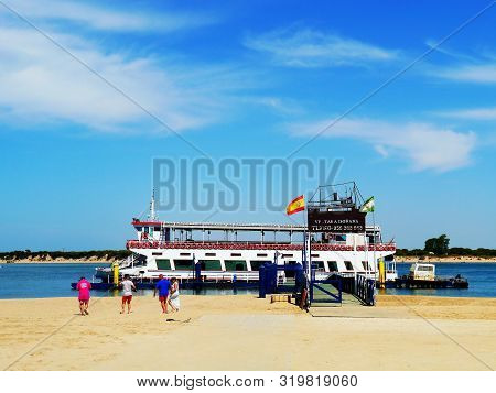 Sanlucar De Barrameda Beach. Cadiz. Andalusia. Spain. Europe. August 25, 2019