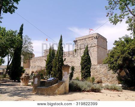 Santiago Castle In Sanlucar De Barrameda, Cádiz. Andalusia Spain. Europe August 25, 2019