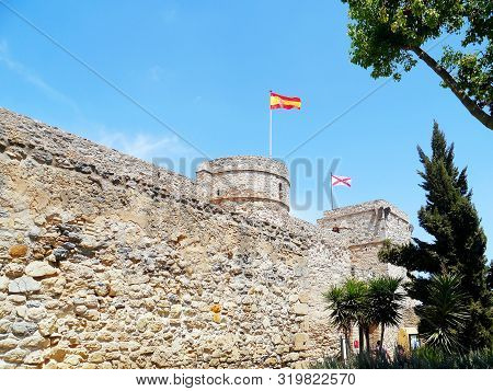 Santiago Castle In Sanlucar De Barrameda, Cádiz. Andalusia Spain. Europe August 25, 2019