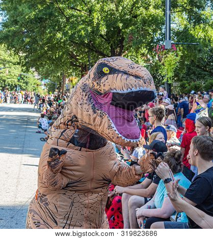 Atlanta, Georgia - August 31, 2019: The Annual Dragoncon Parade Attracts Over 30, 000 Participants A